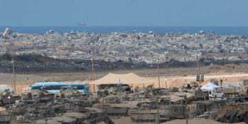 200 pasukan Amerika Serikat tiba di Israel untuk memantau gencatan senjata Gaza dan mendukung distribusi bantuan kemanusiaan. (Foto: ANTARA/Xinhua/Chen Junqing.)