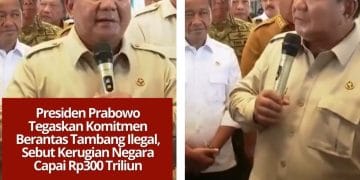 Presiden Prabowo menegaskan komitmen pemberantasan tambang ilegal di Indonesia. Kerugian negara akibat praktik ilegal mencapai Rp300 triliun.