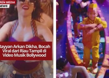Bocah viral asal Riau, Rayyan Arkan Dikha, tampil di video musik Bollywood “Aura Farming” bersama Zahrah S Khan di bawah label T-Series.