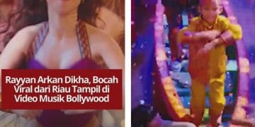 Bocah viral asal Riau, Rayyan Arkan Dikha, tampil di video musik Bollywood “Aura Farming” bersama Zahrah S Khan di bawah label T-Series.