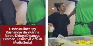 Usaha kuliner Epy Kusnandar dan Karina Ranau diganggu oknum diduga preman. Karina tegaskan akan menempuh jalur hukum agar kejadian tak terulang.