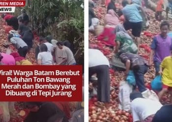 Puluhan ton bawang merah dan bawang bombay ditemukan di tepi jurang kawasan Batu Ampar, Batam. Warga pun berbondong-bondong mengambilnya, bikin heboh media sosial.