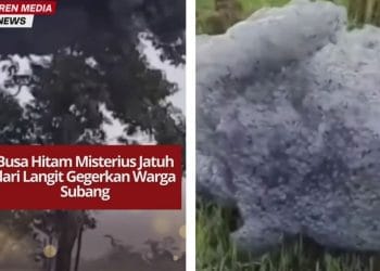 Busa hitam berbau limbah jatuh dari langit gegerkan warga Subang. Diduga berasal dari limbah industri, warga minta pemerintah turun tangan.