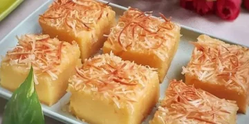 Resep prol tape kukus 2 telur yang lembut dan manis ini bisa jadi camilan nostalgia khas Jawa Timur. Mudah, tanpa mixer, dan hasilnya dijamin legit. (Foto: Instagram @bunda_naufas)