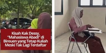 Kisah inspiratif Kak Dessy, sosok “mahasiswa abadi” di Universitas Almuslim, Bireuen, Aceh, yang tetap kuliah dan mencatat ilmu meski tak lagi terdaftar secara resmi.