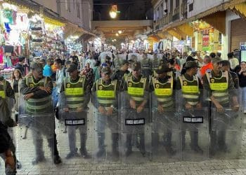 Gelombang demo di Maroko ricuh. Massa menyerang kantor polisi, dua orang dilaporkan meninggal dunia. (Sumber: REUTERS/Ahmed El Jechtimi)