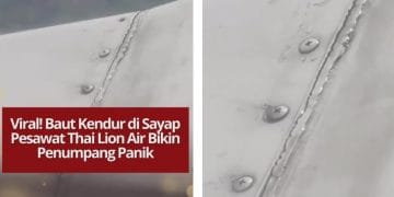 Video baut kendur di sayap pesawat Thai Lion Air viral di media sosial, bikin penumpang panik. Maskapai lakukan pengecekan untuk pastikan keselamatan.