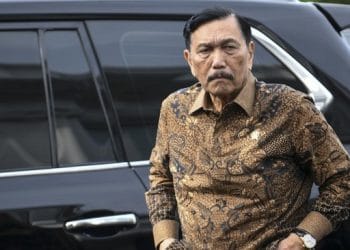 Luhut Binsar Pandjaitan meminta Menteri Keuangan tidak memotong anggaran MBG yang belum terserap karena serapan sudah membaik. (Sumber: ANTARA FOTO/Hafidz Mubarak A)