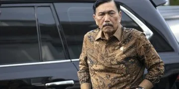 Luhut Binsar Pandjaitan meminta Menteri Keuangan tidak memotong anggaran MBG yang belum terserap karena serapan sudah membaik. (Sumber: ANTARA FOTO/Hafidz Mubarak A)