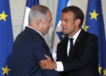 Presiden Prancis Emmanuel Macron memperingatkan Israel bahwa rencana mencaplok Tepi Barat Palestina akan memicu reaksi keras dari negara-negara Eropa. (Foto: Philippe Wojazer/AFP)