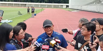 PSSI melalui Sumardji menyatakan pelatih baru Timnas Indonesia akan diumumkan minggu ini, dari lima kandidat yang sedang diseleksi. (Foto: Dimas Ramadhan/JawaPos.com)