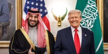 Amerika Serikat mengamankan komitmen belanja 1 triliun dolar dari Arab Saudi, mencakup energi nuklir, pertahanan, hingga teknologi AI setelah pertemuan Trump dan MBS. (Foto: Istimewa)