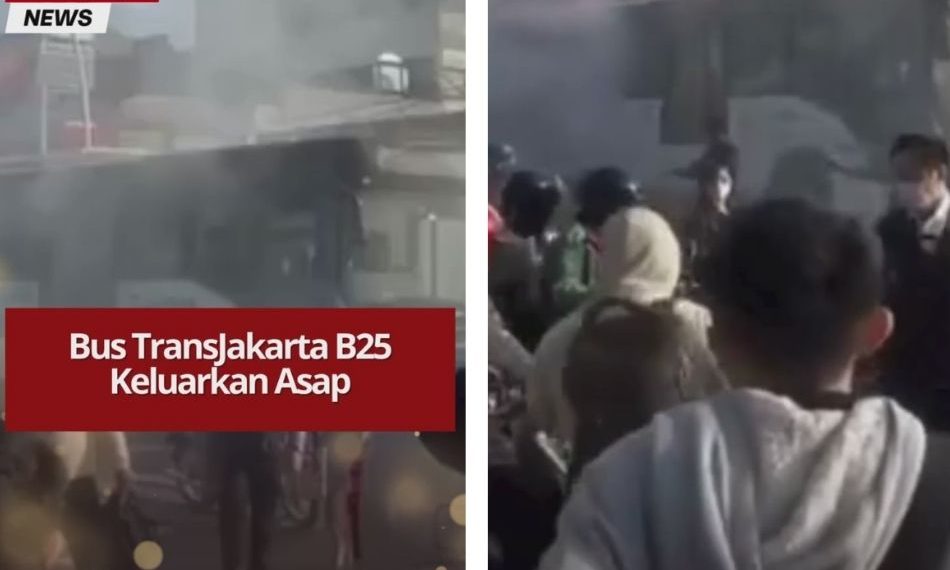 Bus TransJakarta jurusan Bekasi–Dukuh Atas mengeluarkan asap di Tol Becakayu, Jatinegara. Penumpang panik berebut keluar, tak ada korban.