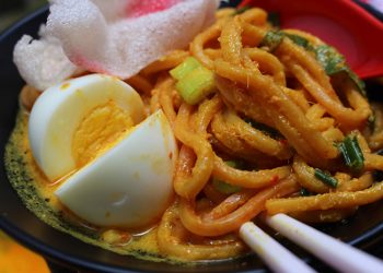 Mi Gomak khas Sumatera Utara — spageti Batak berkuah santan berempah andaliman. Resep praktis, hemat, dan bergizi. Coba sekarang, dijamin nagih! (Foto: Halodoc)