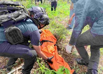 Seorang pekerja bangunan Gereja GIDI Motulen di Yahukimo, Papua Pegunungan, ditemukan tewas dengan luka bacok, diduga diserang KKB. (Foto: ari/mediasinardunia.com)