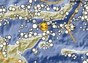BMKG mengungkap penyebab gempa M 6,2 yang mengguncang Bone Bolango, Gorontalo. Gempa berasal dari deformasi batuan di Lempeng Laut Sulawesi. (Foto: kanalindonesia.com)