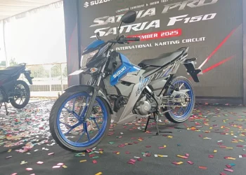 Suzuki meluncurkan Satria Pro dan F150 di Indonesia. Harga mulai Rp 31 juta dengan fitur modern seperti ABS dan konektivitas Ride-connect. (Foto: otodream.com)