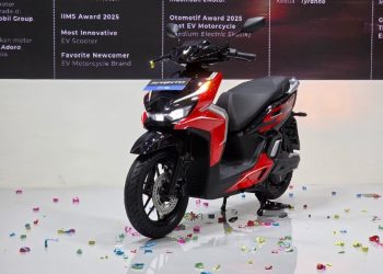 Indomobil eMotor resmi luncurkan skutik listrik Sprinto, mampu raih 500 SPK dalam 5 hari pertama pameran GJAW 2025. (Foto: Oto.com)