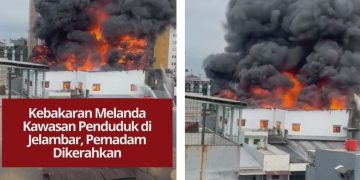 Kebakaran terjadi di kawasan rumah penduduk Jelambar dekat Apartemen Lautumenten, petugas pemadam sudah dikerahkan ke lokasi.