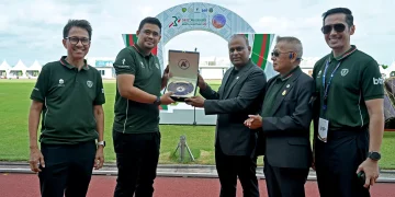 Sumatera Utara mencatat rekor baru sebagai tuan rumah pertama Atletik Asia Tenggara di luar Jawa, diikuti 10 dari 11 negara ASEAN. (Foto: Diskominfo Sumut/ Imam Syahputra)