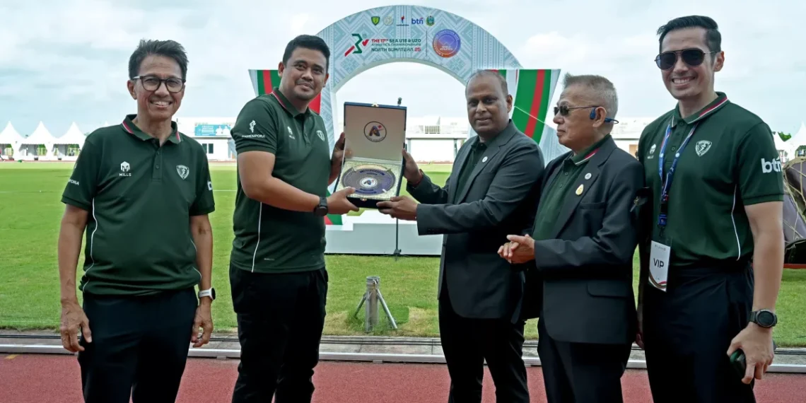 Sumatera Utara mencatat rekor baru sebagai tuan rumah pertama Atletik Asia Tenggara di luar Jawa, diikuti 10 dari 11 negara ASEAN. (Foto: Diskominfo Sumut/ Imam Syahputra)
