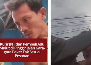 Video menunjukkan kurir JNT dan pembeli adu mulut karena paket tak sesuai pesanan. Warga sekitar akhirnya turun tangan untuk melerai ketegangan di pinggir jalan.