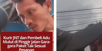 Video menunjukkan kurir JNT dan pembeli adu mulut karena paket tak sesuai pesanan. Warga sekitar akhirnya turun tangan untuk melerai ketegangan di pinggir jalan.