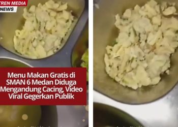 Video siswa SMAN 6 Medan menemukan dugaan cacing dalam menu MBG viral. Publik mendesak evaluasi kualitas makanan program bantuan.