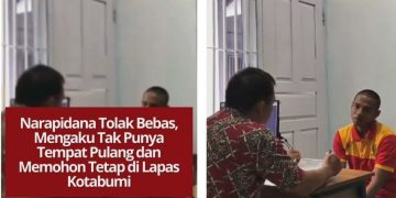 Seorang narapidana di Lapas Kotabumi menolak bebas karena tidak punya tempat pulang dan merasa bingung hidup di luar. Pihak lapas menyiapkan pendampingan sosial.