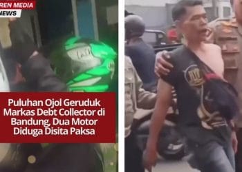 Puluhan ojol di Bandung geruduk markas debt collector setelah dua motor rekan mereka diduga disita paksa. Polisi turun tangan redakan ketegangan.