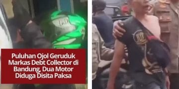 Puluhan ojol di Bandung geruduk markas debt collector setelah dua motor rekan mereka diduga disita paksa. Polisi turun tangan redakan ketegangan.