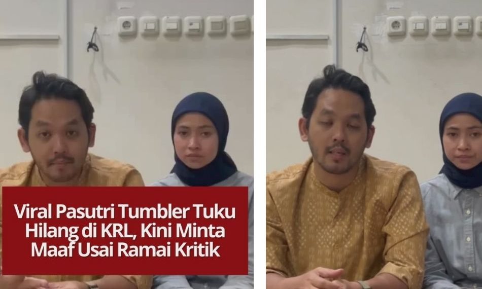 Pasutri Anita dan Alvis viral setelah curhat tumbler Tuku hilang di KRL hingga disebut berdampak pada petugas. Kini keduanya muncul dan menyampaikan permohonan maaf.