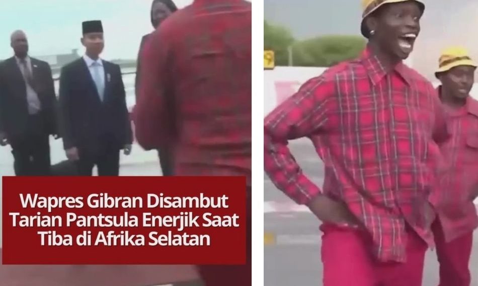 Wapres Gibran tiba di Afrika Selatan untuk KTT G20 dan disambut tarian Pantsula yang energik. Sambutan simbolis ini mencerminkan kedekatan budaya kedua negara.
