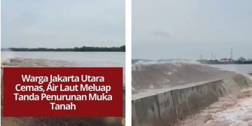 Warga Jakarta Utara cemas air laut mulai meluap ke pemukiman saat pasang tinggi. Fenomena ini menunjukkan seriusnya penurunan muka tanah di wilayah tersebut.