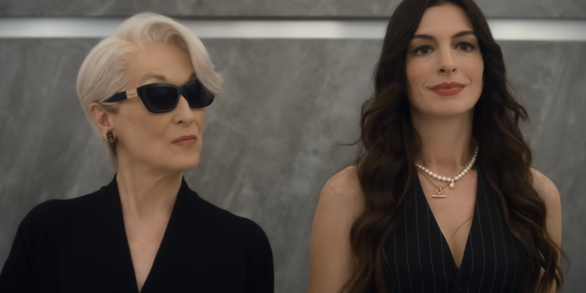 Teaser trailer The Devil Wears Prada 2 resmi dirilis, menampilkan Miranda Priestly dan Andy Sachs kembali dalam dunia mode yang elegan dan penuh drama. (Foto: 20th Century Studio)