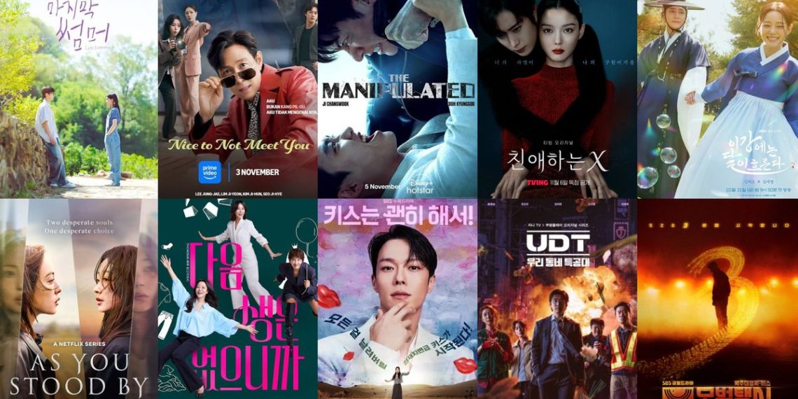Simak rekomendasi drakor on-going November 2025, dari romansa manis hingga thriller mendebarkan yang wajib masuk watchlist. (Foto: Detik.com)