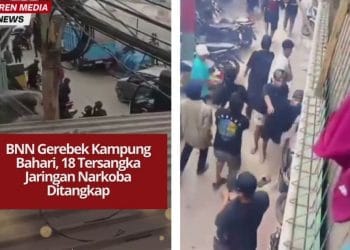 Operasi gabungan BNN di Kampung Bahari, Jakarta Utara, berhasil menangkap 18 tersangka jaringan narkoba. Situasi kini terkendali.