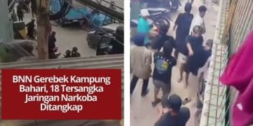 Operasi gabungan BNN di Kampung Bahari, Jakarta Utara, berhasil menangkap 18 tersangka jaringan narkoba. Situasi kini terkendali.