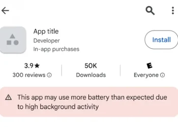 Google akan menindak aplikasi boros baterai di Play Store mulai 1 Maret 2026, termasuk memberi label peringatan dan menurunkan visibilitasnya. (Foto: Google)