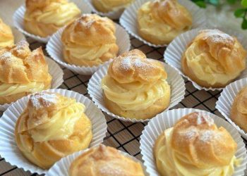 Resep Kue Sus praktis: kulit renyah dan isi krim lembut, cara mudah membuat kue sus yang mengembang sempurna. (Foto: instagram.com/lina_dharmaputra)