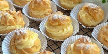 Resep Kue Sus praktis: kulit renyah dan isi krim lembut, cara mudah membuat kue sus yang mengembang sempurna. (Foto: instagram.com/lina_dharmaputra)