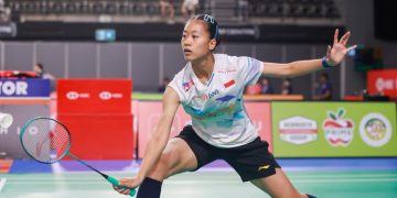 Putri Kusuma Wardani melaju ke perempatfinal Australia Open 2025 setelah menang 21-15, 21-10 atas wakil Taiwan. (Foto: Dok. PBSI)