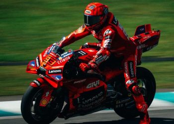 Ducati disebut sebagai motor terkuat di MotoGP 2025 setelah performa Marc Marquez. Bagnaia menilai Desmosedici masih mendominasi jelang MotoGP Valencia. (Foto: Ducati)