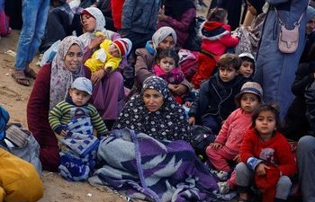 Kemenlu Palestina menuduh Israel menjual warga Gaza ke Afrika Selatan melalui kelompok misterius, menyebutnya sebagai perdagangan manusia. (Foto: REUTERS/Mohammed Salem)