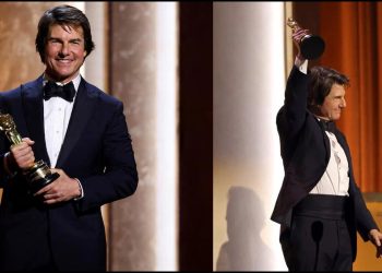 Tom Cruise menerima piala Oscar pertamanya sebagai Academy Honorary Award, mengakui karier gemilangnya di industri film global. (Foto: indiaglitz.com)