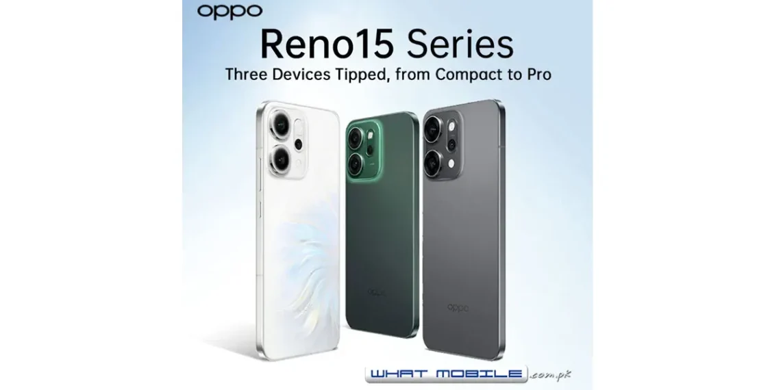 Oppo Reno15 dan Reno15 Pro hadir dengan kamera utama 200 MP, baterai besar, dan spesifikasi performa tinggi untuk kelas menengah-premium. (Foto: Instagram @whatmobile_official)