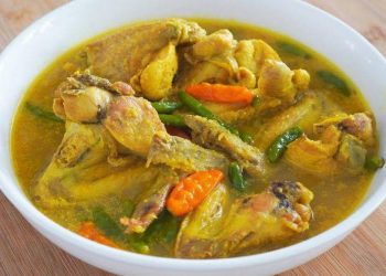 Resep Ayam Kuah Asam Pedas segar dan pedas nagih, cocok untuk menu hangat keluarga. Praktis, hemat, dan rasanya bikin semangat. Cobain sekarang. (Foto: YouTube.com/tri pujis)