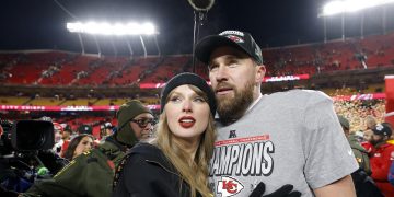 Dugaan tanggal pernikahan Taylor Swift dan Travis Kelce muncul setelah sumber internal menyebut keduanya memilih 13 Juni 2026 sebagai hari istimewa. (Foto: David Eulitt/Getty Images)