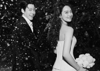 Kim Woo-bin dan Shin Min-ah resmi menikah dalam upacara tertutup di Seoul setelah hampir satu dekade menjalin hubungan. (Foto: Instagram @ament_official)