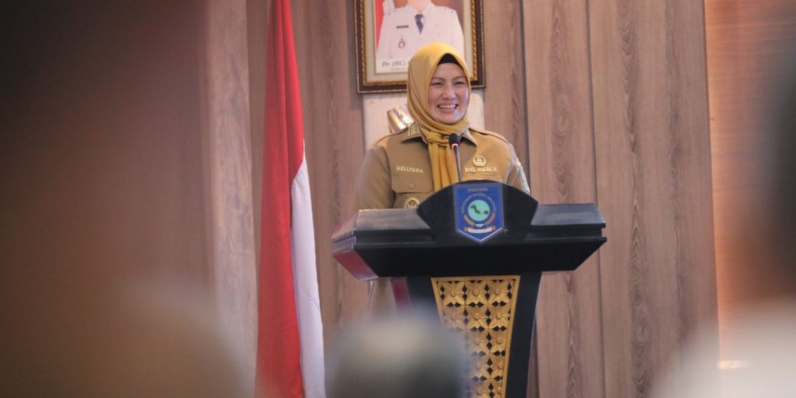 Bareskrim Polri menetapkan Wagub Babel Hellyana sebagai tersangka kasus dugaan ijazah S-1 palsu. KPU menegaskan pencalonan resmi menggunakan ijazah SMA. (Foto: Dok. Pemprov Babel.)